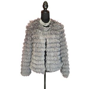 Fluffy Fringe Jacket
